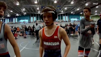 88 lbs Semis & 1st Wrestleback (8 Team) - Connor Caron, Team Barracuda vs Jojo Igneri, Buxton