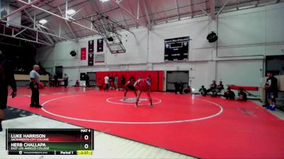 174 lbs Cons. Round 1 - Luke Harrison, Sacramento City College vs Herb Challapa, East Los Angeles College