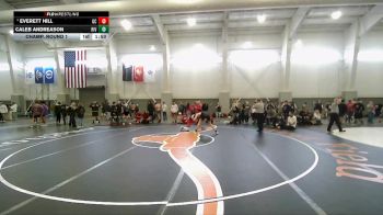 165 lbs Champ. Round 1 - Caleb Andreason, Riverton vs Everett Hill, Grand County