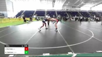 145 lbs Consi Of 16 #1 - Isaiah Martinez, Jag Way vs Heston Cabinian, Team Hawaii