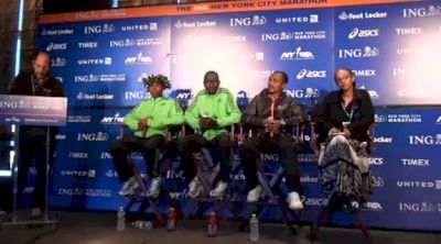 Geoffrey Mutai on Boston time not being recognized and Emmanuel Mutai not having pacers