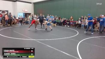 107 lbs Cons. Round 1 - Kaiden Jones, Tomahawk Youth Wrestling vs Colin White, Eastside Youth Wrestling