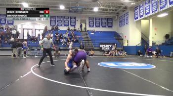 174 lbs Cons. Round 2 - Josue Hernandez, Cornell College vs Brayden Woods, Luther