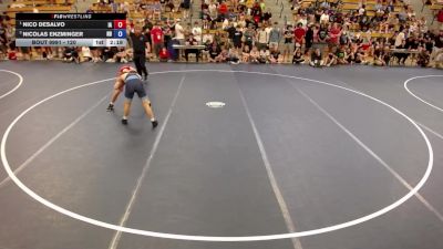 120 lbs 1st Place Match - Nico DeSalvo, IA vs Nicolas Enzminger, ND