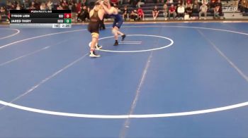184 lbs Cons. Round 4 - Tyson Lien, Northern State vs Jared Thiry, South Dakota State