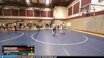135 lbs Cons. Round 3 - Masen Pulsipher, Top Of Utah vs Degan Sanders, Manti Wrestling Club