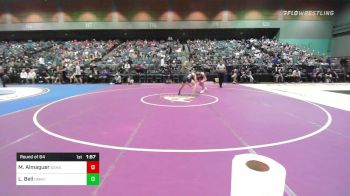 152 lbs Round Of 64 - Markus Almaguer, Sunny Side vs Luke Bell, Damonte