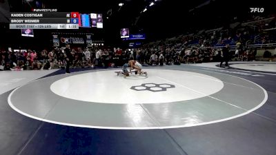 126 lbs Cons. Sub-rd Of 32 - Kaden Costigan, AK vs Brody Weimer, IN