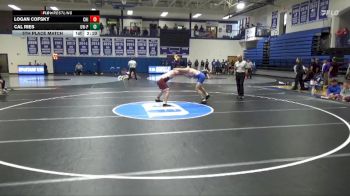 184 lbs 5th Place Match - Cal Ries, Wisconsin-Platteville vs Logan Cofsky, Chicago