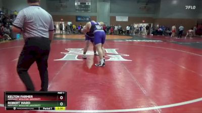 285 lbs Cons. Round 4 - Kelton Farmer, Kentucky Wesleyan University vs Robert Ward, Kentucky Wesleyan University