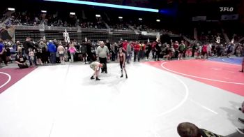 73 lbs Consi Of 8 #2 - Bennett Hopson, Sturgis WC vs Gunner Bonde, Project Wrestling