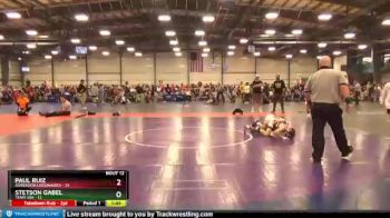 88 lbs Round 4 - Paul Ruiz, Agression Legionaries vs Stetson Gabel, Team USA