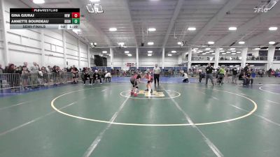 110 lbs Semifinal - Gina Gjuraj, New Canaan vs Annette Bourdeau, Dedham
