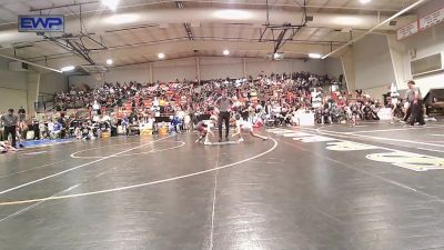 73 lbs Semifinal - Oliver Littleton, Collinsville Cardinal Youth Wrestling vs Mason Maggard, Claremore Wrestling Club