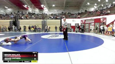 63-68 lbs Cons. Round 3 - Brycen Wallace, Midwest Xtreme Wrestling vs Giovani Smithers, Hobart WC