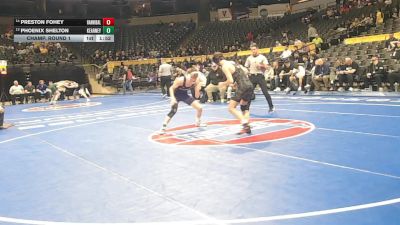 132 Class 3 lbs Champ. Round 1 - Phoenix Shelton, Kearney vs Preston Fohey, Hannibal