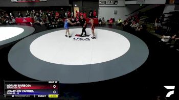 136 lbs Round 5 (10 Team) - Adrian Barbosa, SDIKWA-GR vs Jonathen Zamora, CVWA-GR