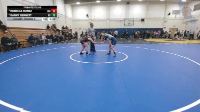 159 lbs Champ. Round 2 - Rebecca Nunez, Foothill vs Danny Bennett, River City