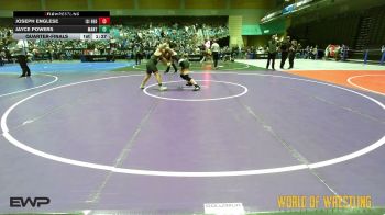 130 lbs Quarterfinal - Joseph Englese, ISI Wrestling vs Jayce Powers, Mantanona TC