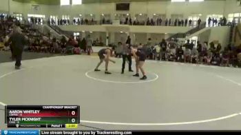 152 lbs Quarterfinals (8 Team) - Tyler McKnight, Cass vs Aaron Whitley, Coffee