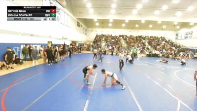 120 lbs Champ. Round 2 - Nathiel Nava, Southwest Stallions WC vs Joshua Gonzalez, Team SoCal Wrestling Club