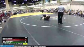 160 lbs Round 3 (8 Team) - William Hames, Social Circle vs Dean Wright, Tallahassee War Noles