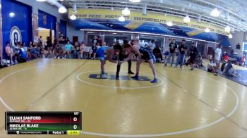 157 lbs Round 5 (8 Team) - Nikolas Blake, Alpha WC vs Elijah Sanford, OutKast WC