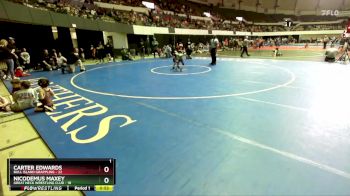 Rookie K-2 40 Semifinal - Nicodemus Maxey, Great Neck Wrestling Club vs Carter Edwards, Bull Island Grappling