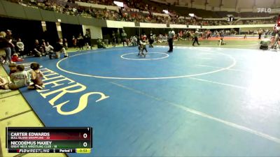 Rookie K-2 40 Semifinal - Nicodemus Maxey, Great Neck Wrestling Club vs Carter Edwards, Bull Island Grappling