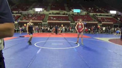 144 lbs 1st Place Match - Duane Leslie, Team Real Life vs Teagan Dixon, North Montana Wrestling Club