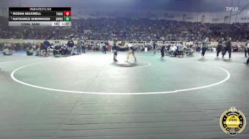 G6A-135 lbs Cons. Semi - Rosha Maxwell, Tahlequah-Girls vs Kaydance Sherwood, Sapulpa-Girls