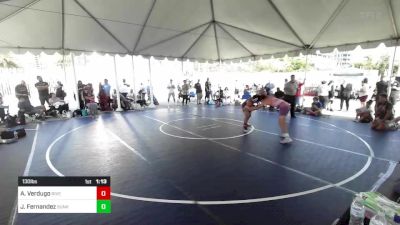 130 lbs Rr Rnd 3 - Alek Verdugo, Riverside Rascals vs Jacob Fernandez, Sunkist Kids/ Monster Garage