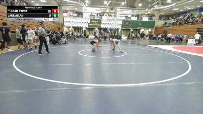 132 lbs Cons. Round 5 - Jake Allan, Villa Park vs Noah Reese, San Clemente