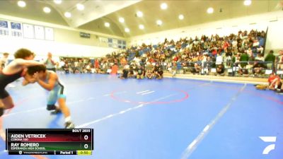 138 lbs Cons. Round 3 - Aiden Vetricek, Corona 100 vs Ray Romero, Esperanza High School