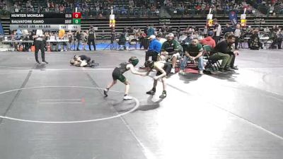 45 lbs Consi Of 8 #1 - Hunter Mongan, Clearview vs Salvatore Gano, South Plainfield