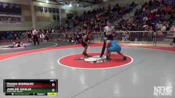 137 lbs Cons. Round 2 - Viviana Rodriquez, Santa Fe vs Joseline Aguilar, Santa Ana Valley