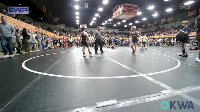 100 lbs Quarterfinal - Gunner Adams, D3 Wrestling Cluib vs Jaxon Starcevich, Norman Grappling Club