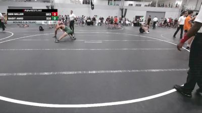 144 lbs Round 5 (6 Team) - Basit Amid, Scanlan vs Ben Miller, Grit Mat Club Red