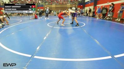 126 lbs Round Of 16 - Harley Greenway, Tulsa Union vs Caysen Wahl, Bristow