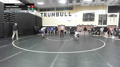 285 lbs Round Of 16 - Mark Crowley, Ridgefield vs Luc Abbatemarco, Hall