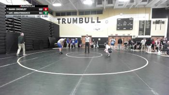 285 lbs Round Of 16 - Mark Crowley, Ridgefield vs Luc Abbatemarco, Hall