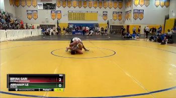 182 lbs Quarterfinal - Bryan Gari, Osceola (Kissimmee) vs Abraham Le, Sickles