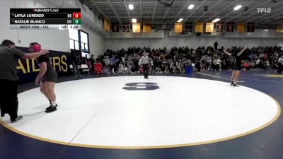 155 lbs Semifinal - Natalie Blanco, Chino vs Layla Lorenzo, Mater Dei