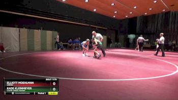 106 lbs 19th Place Match - Kade Kleinmeyer, Clear Creek-Amana vs Elliott Moehlman, Lisbon