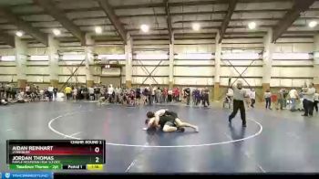 153 lbs Champ. Round 2 - Jordan Thomas, Maple Mountain High School vs Aidan Reinhart, Stansbury