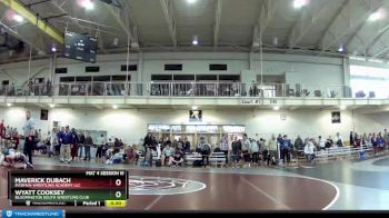 138 lbs Cons. Semi - Wyatt Cooksey, Bloomington South Wrestling Club vs Maverick Dubach, Madman Wrestling Academy LLC