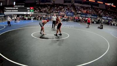 D 3 215 lbs Quarterfinal - Logan Barnes, John Curtis Christian vs Marcellus Sip, Glen Oaks