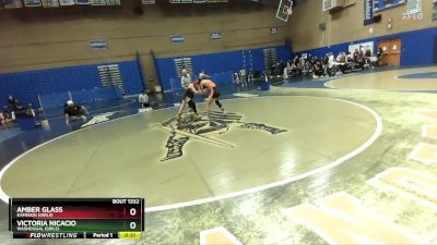 120lbs Cons. Round 6 - Victoria Nicacio, Washougal (Girls) vs Amber Glass, Kamiakin (Girls)