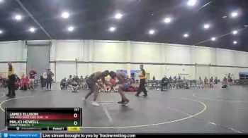 167 lbs Round 3 (6 Team) - James Ellison, Tar River Wrestling Club vs Malici Howell, Funky Monkeys