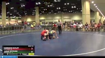 132 lbs Round 5 (10 Team) - Harrison Ratliff, S.E.O. Blue vs Judge Deyoung, Brevard FCA